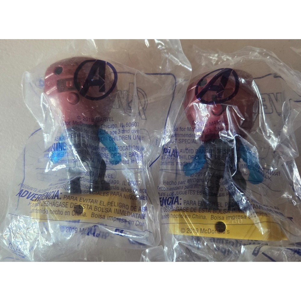 Marvel Avengers McDonalds Happy Meal Toys Lot 9 Sealed Iron Man Groot 2019 - Picture 11 of 16